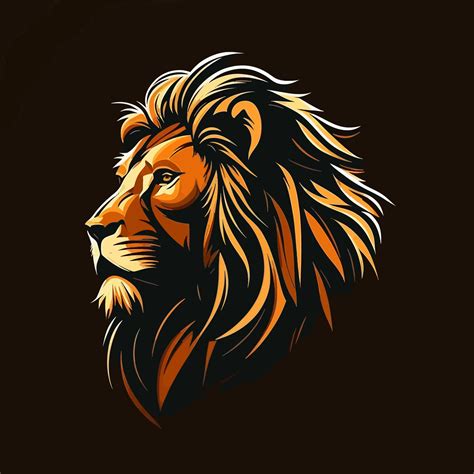 Lion’s head symbol .